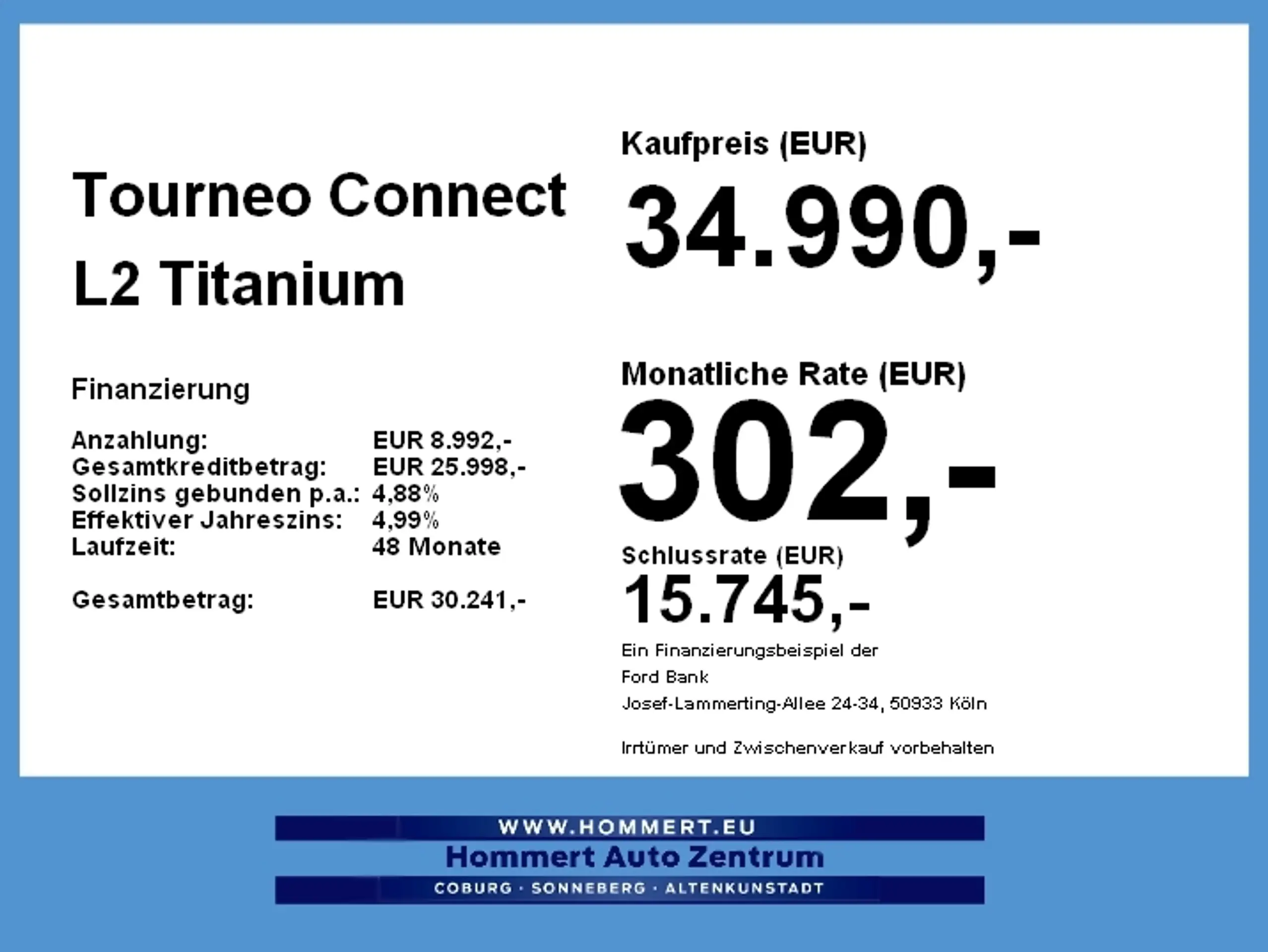 Ford - Tourneo Connect