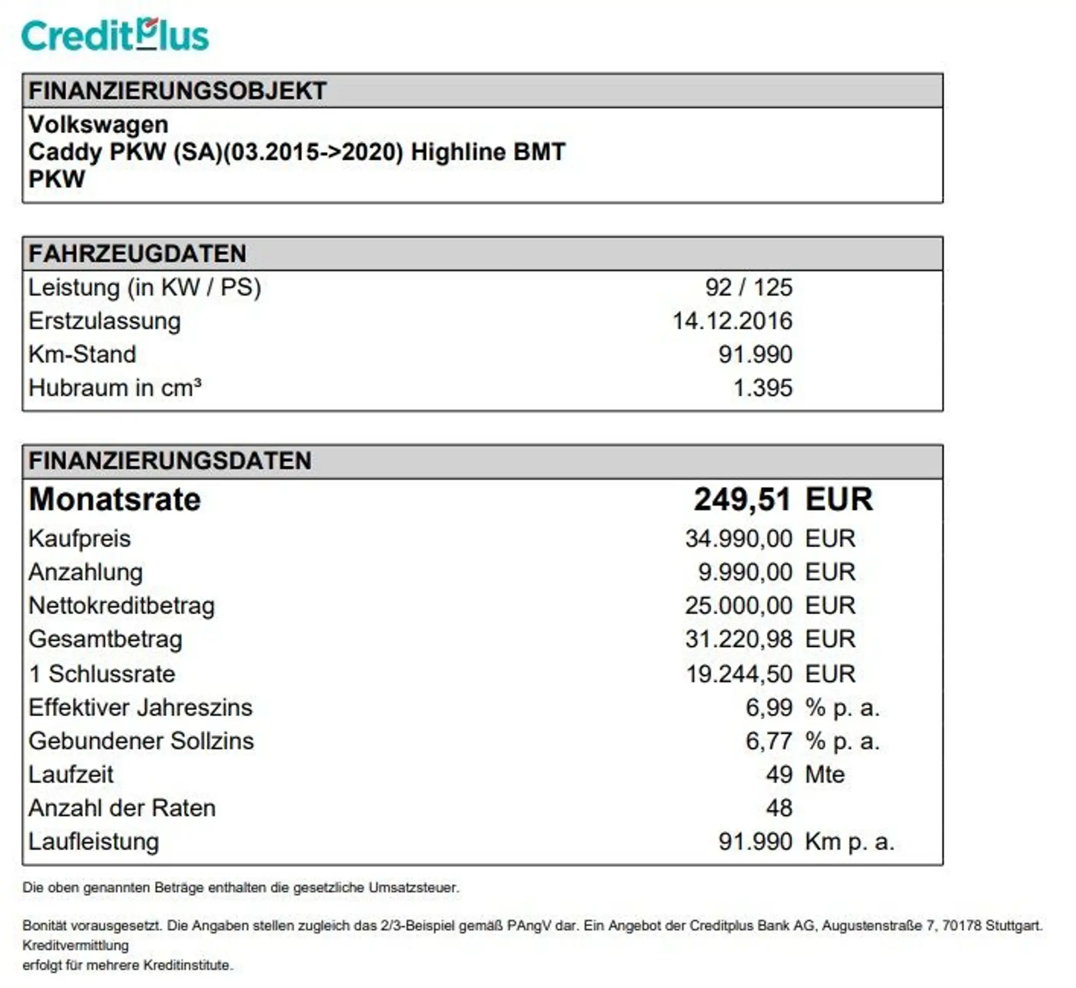 Volkswagen - Caddy