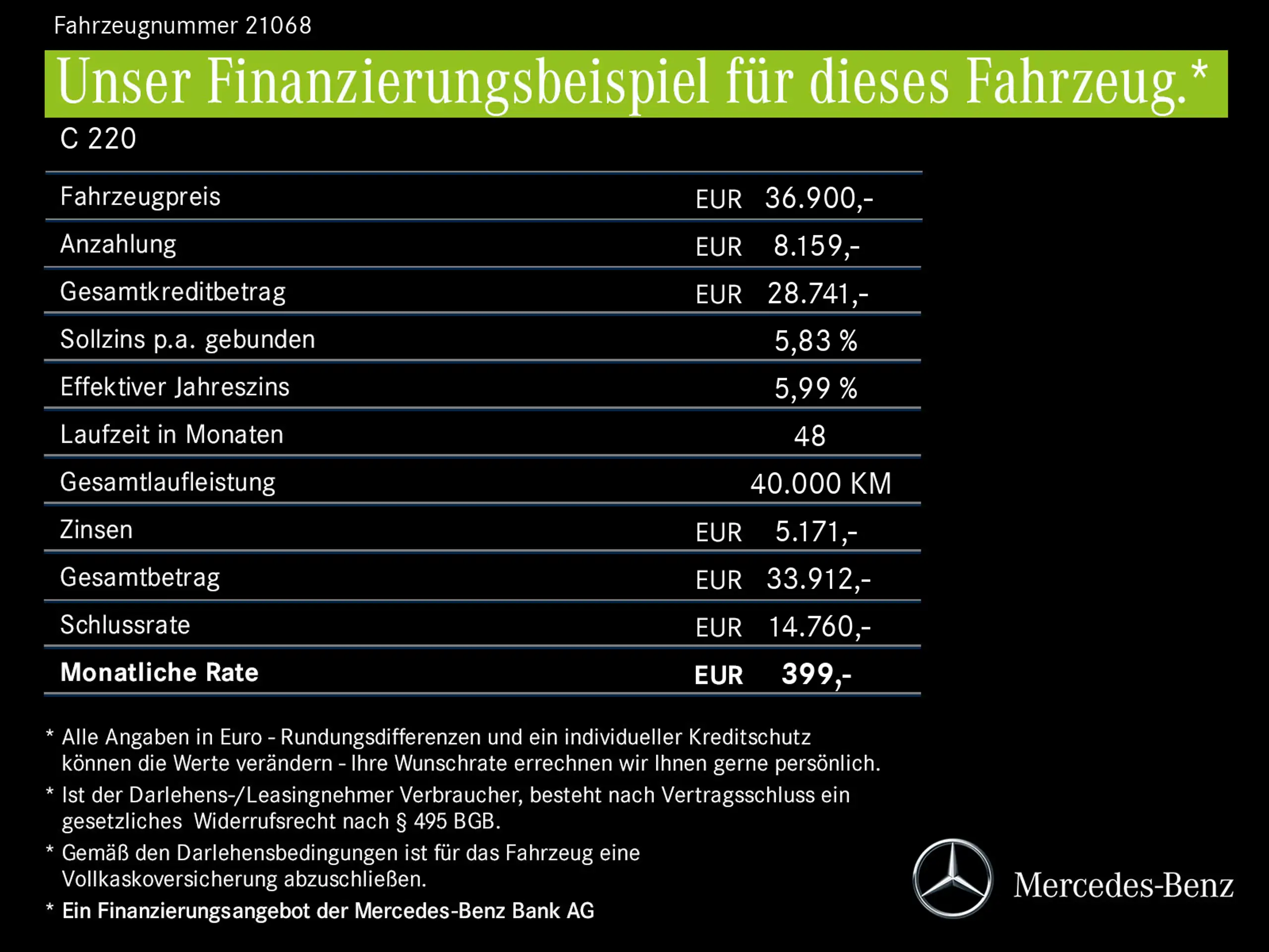 Mercedes-Benz - C 220