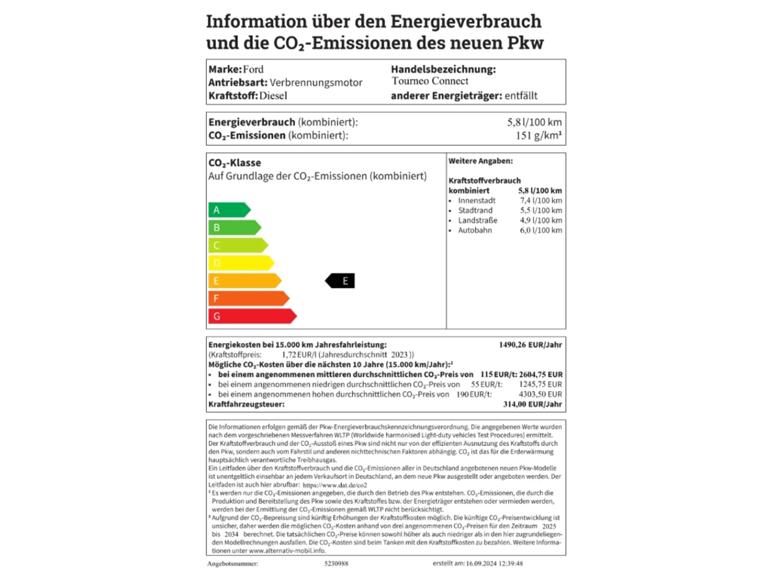 Ford - Tourneo Connect