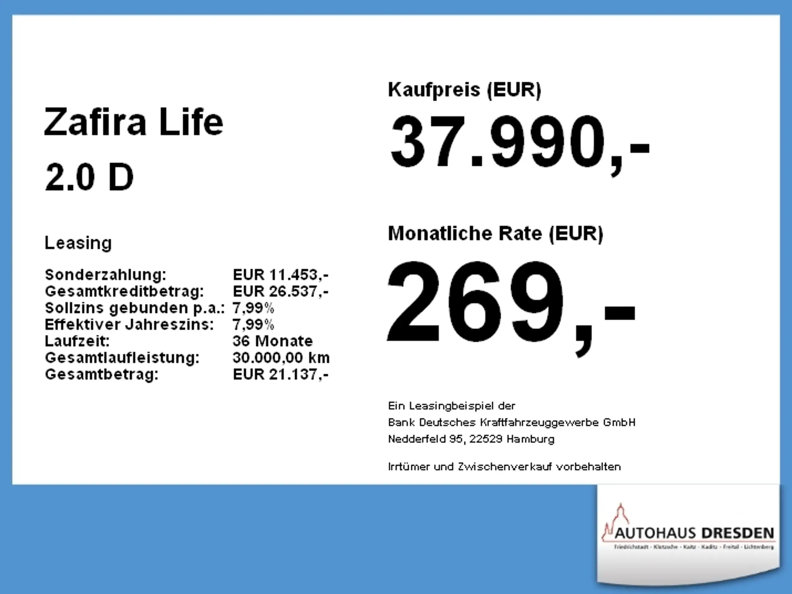 Opel - Zafira Life