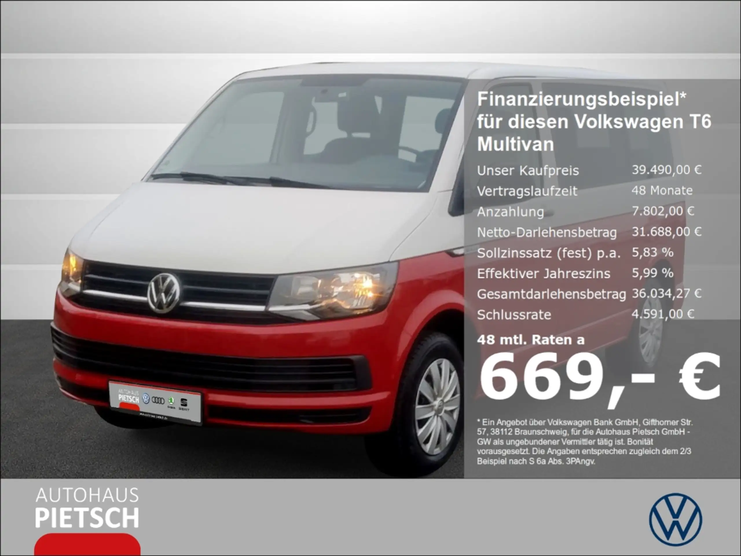 Volkswagen T6 Multivan 2018