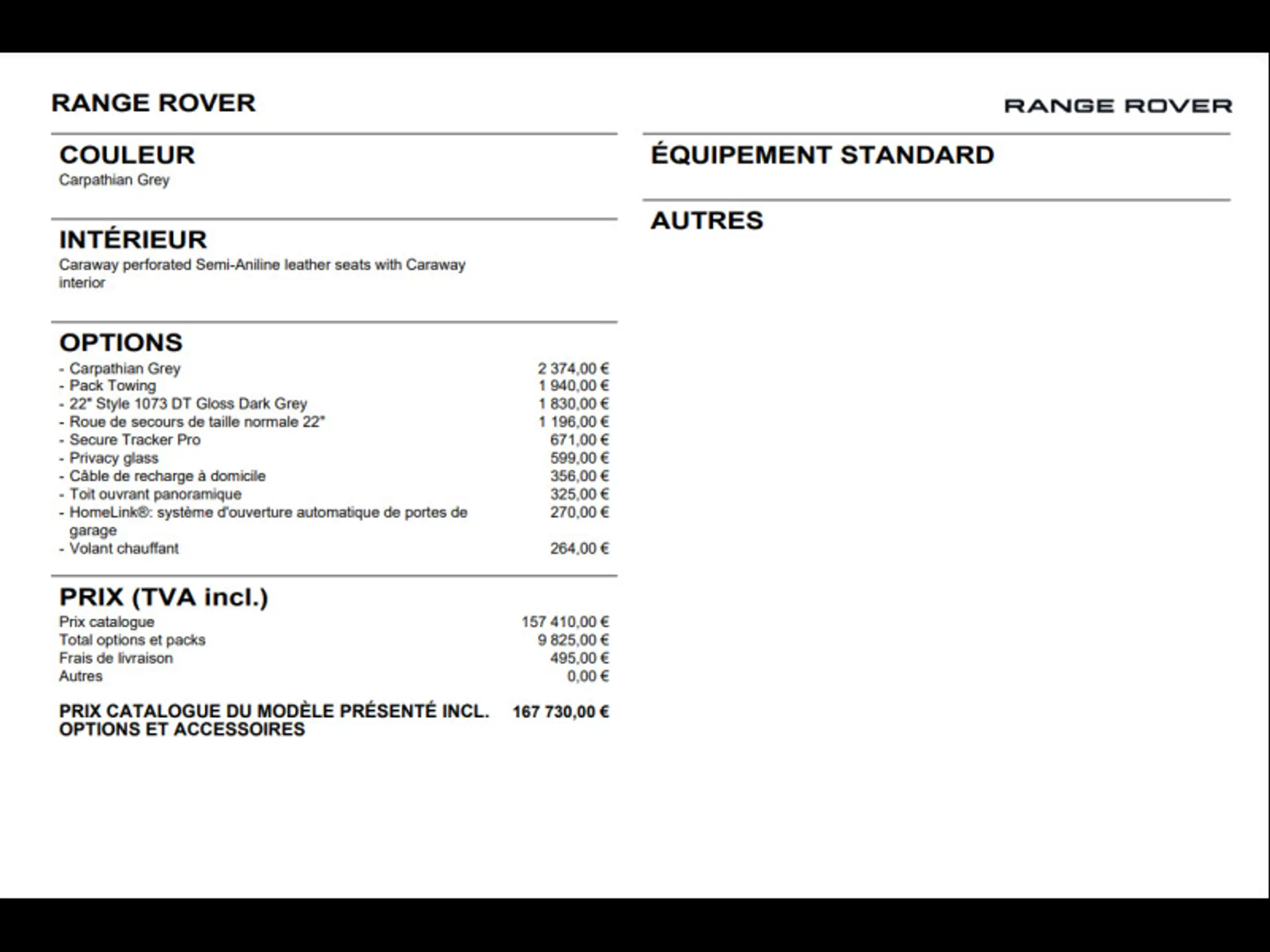 Land Rover - Range Rover