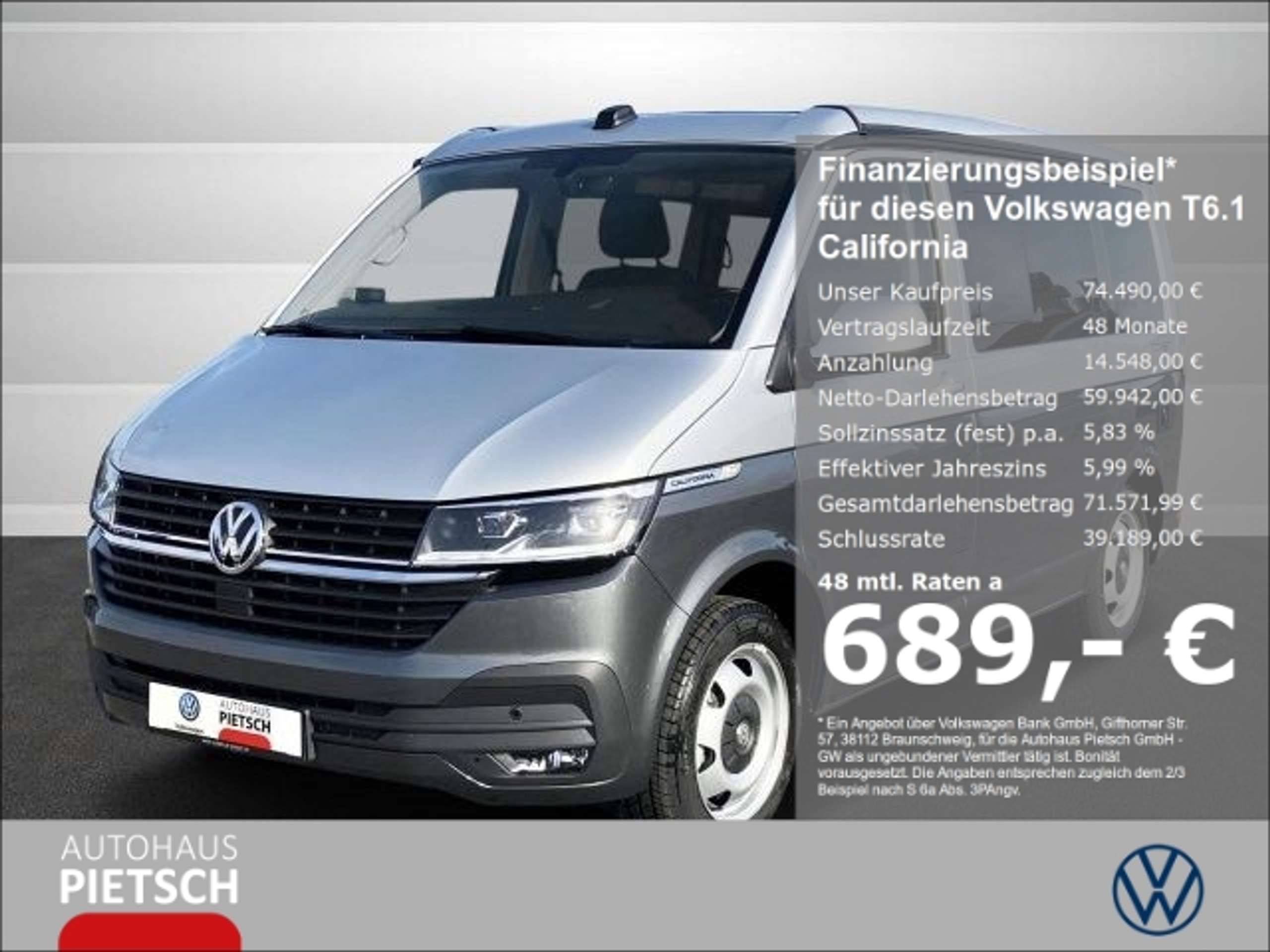 Volkswagen T6.1 California 2022