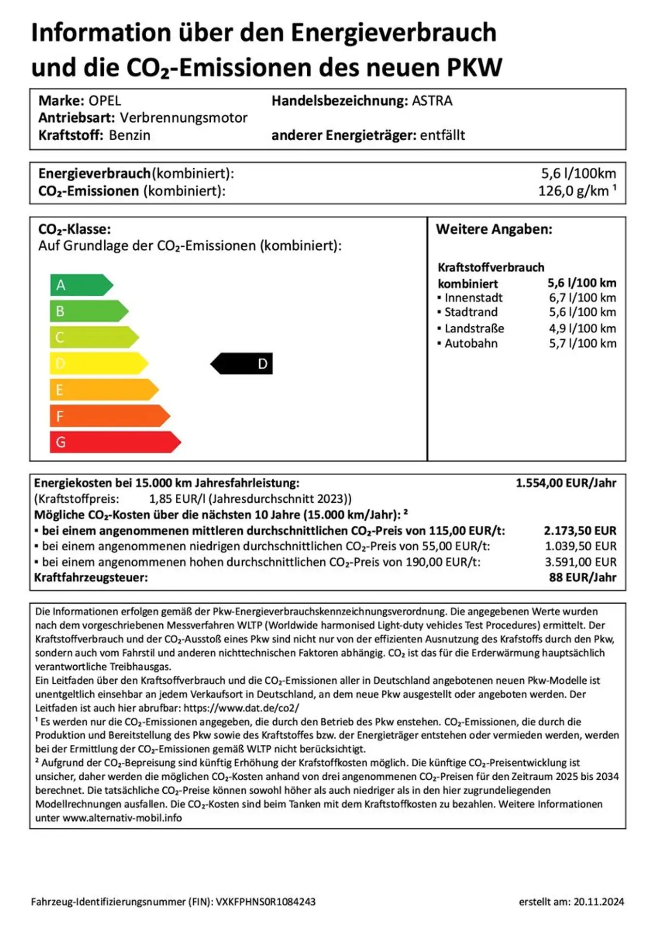 Opel - Astra