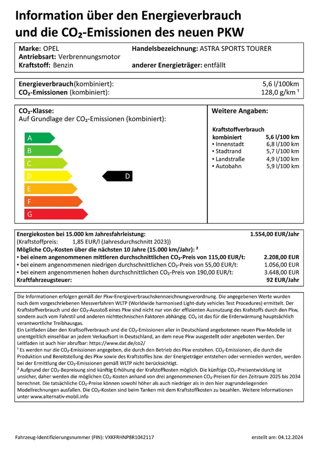 Opel - Astra