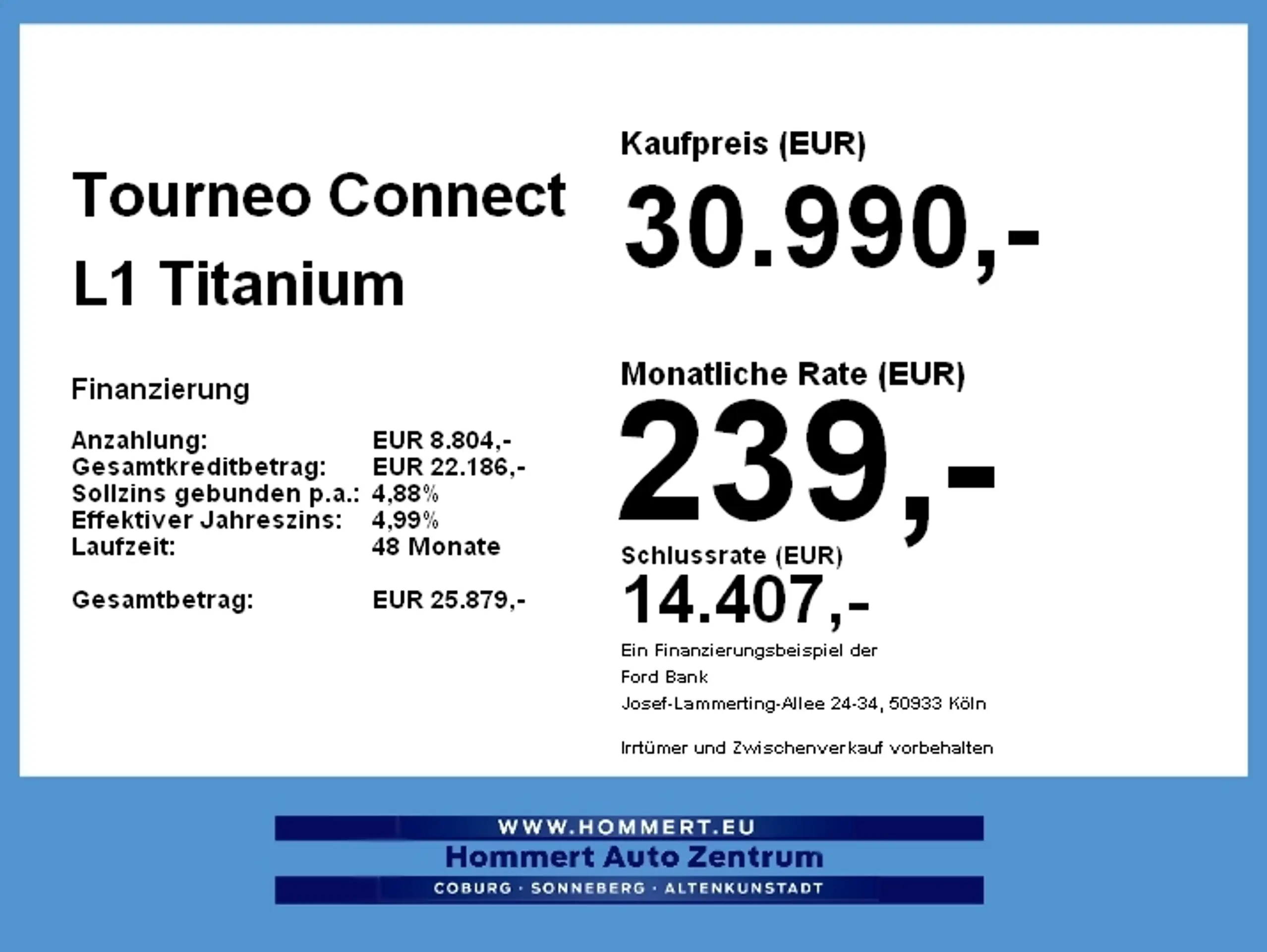 Ford - Tourneo Connect