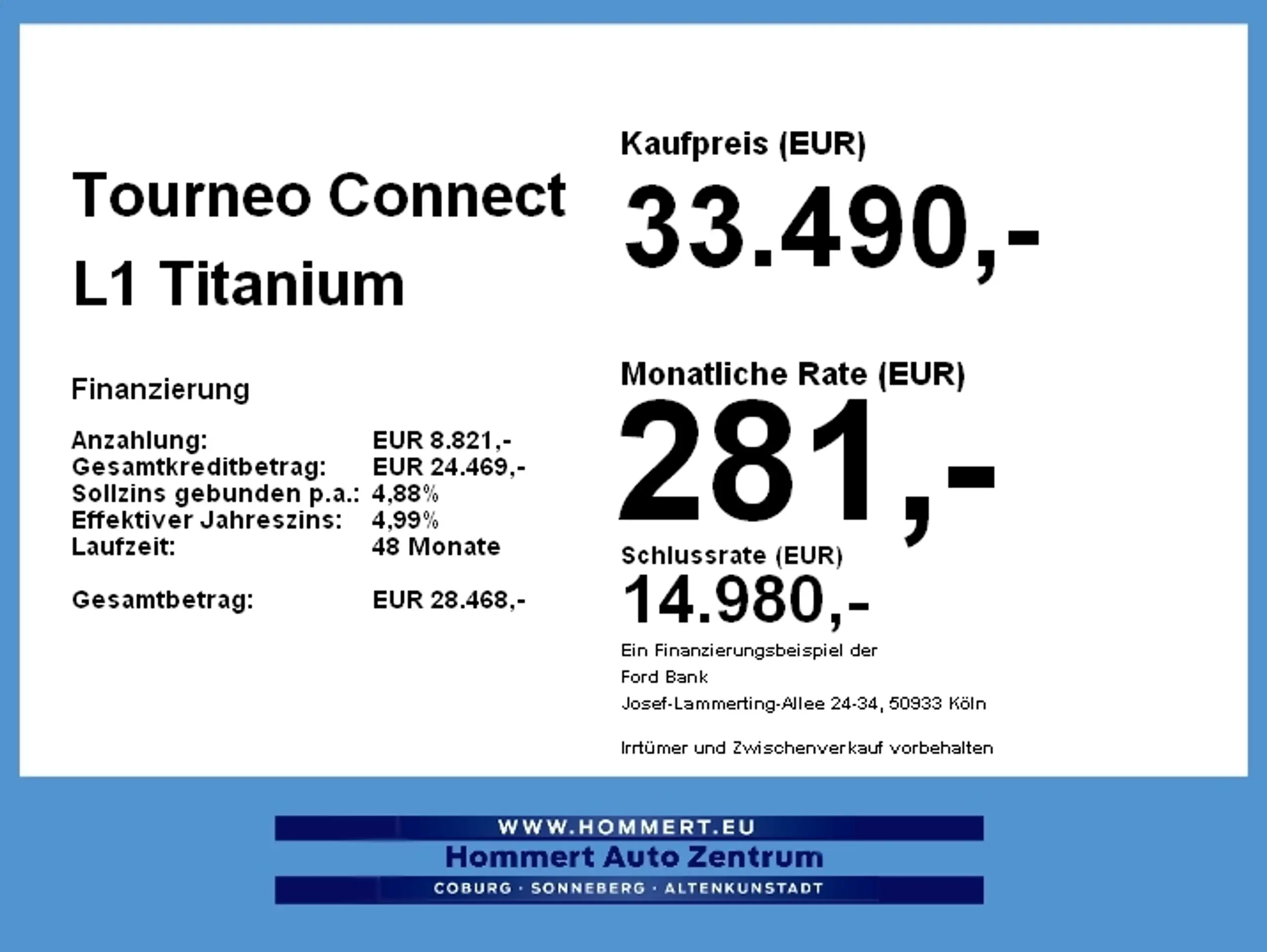 Ford - Tourneo Connect